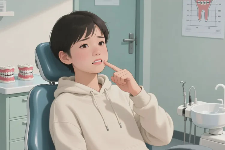 正畸牙齒松動明顯(圖1)