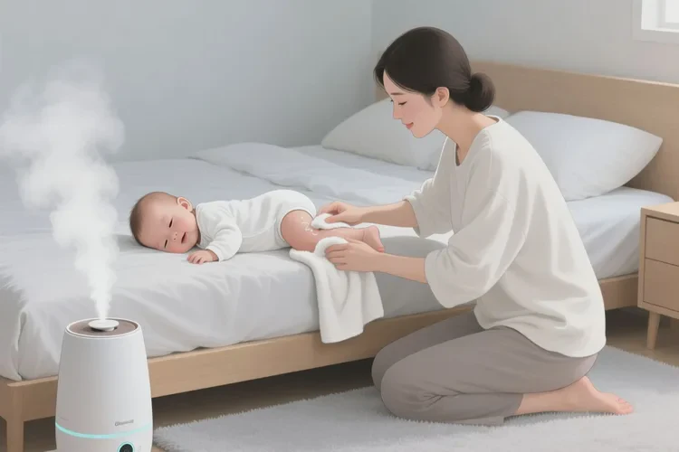 新生儿大腿上偶尔长湿疹能治愈吗(图3)