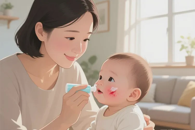 宝宝面部偶尔长湿疹能不能治愈(图1)