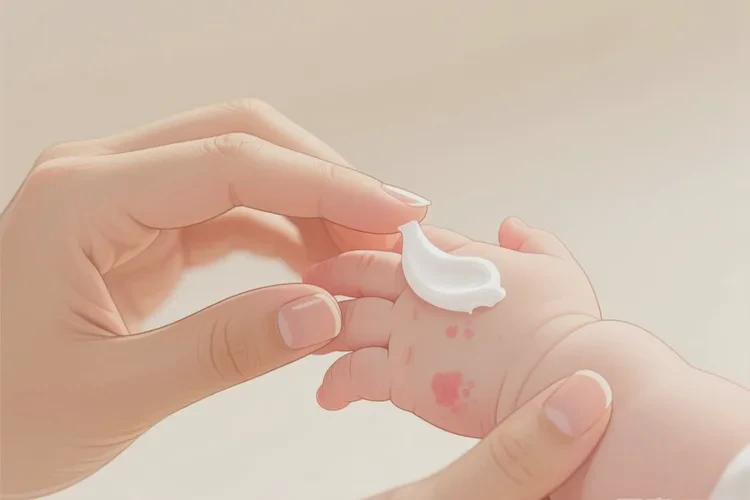 新生儿手上偶尔起湿疹能治愈吗(图2)