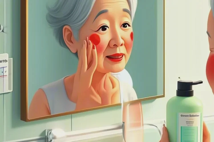 高龄老人脸上容易起湿疹能治愈吗(图1)