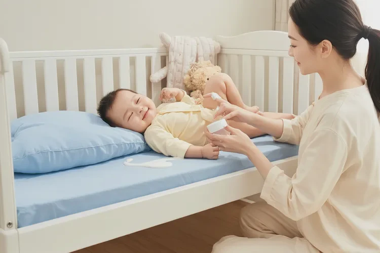 宝宝肚子上经常起湿疹能不能治愈(图1)