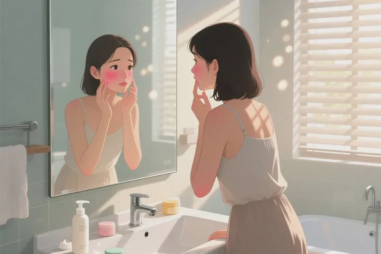 女性面部经常长湿疹能治愈吗(图1)