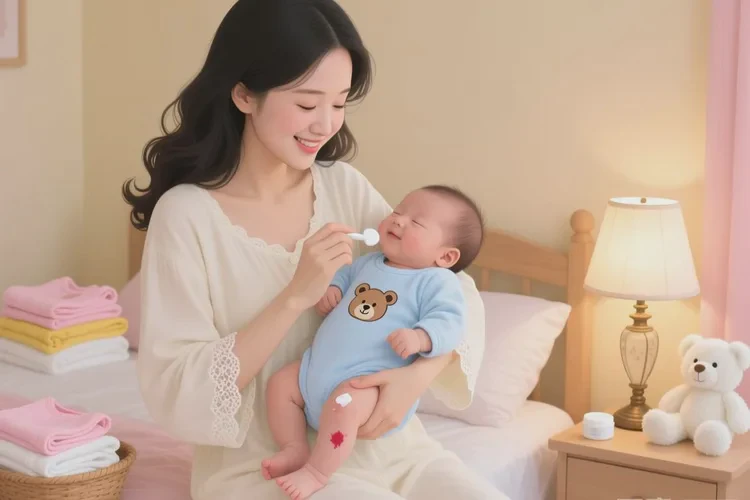 新生儿大腿经常起湿疹能治愈吗(图1)