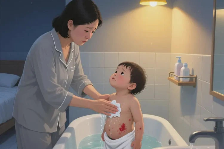 幼儿肚子出现湿疹能治愈吗(图1)