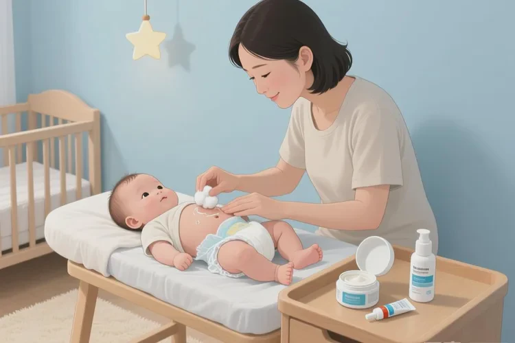 婴儿肚子长湿疹能不能治愈(图1)