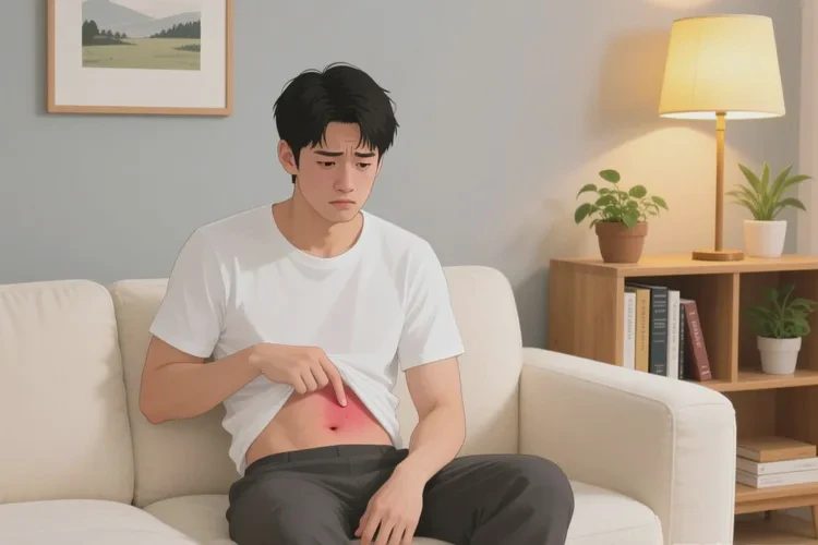 男性肚子上经常长湿疹能治愈吗(图1)