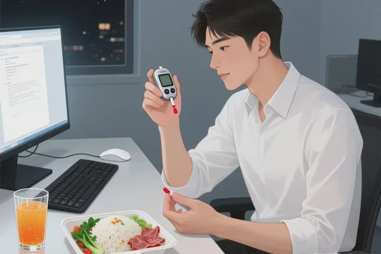 28岁晚上血糖7.4是怎么回事(图1)