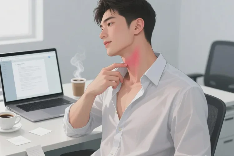 男人脖子上出现湿疹能治愈吗(图1)