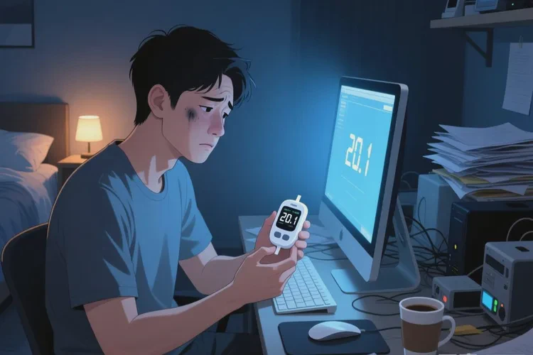 28岁晚上血糖20.1是怎么回事(图1)