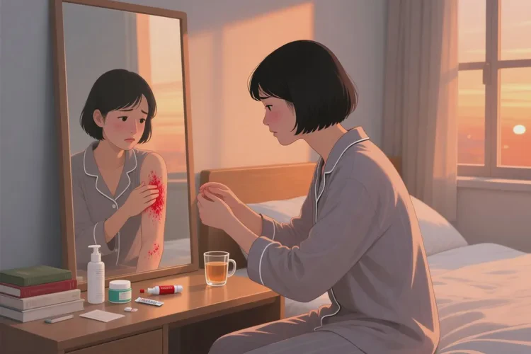 青年人全身偶尔长湿疹能治愈吗(图1)