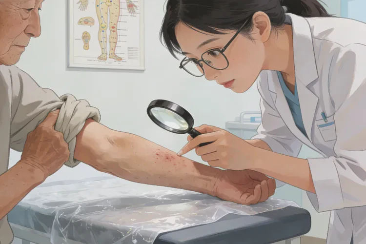 高龄老人四肢偶尔起湿疹能治愈吗(图4)