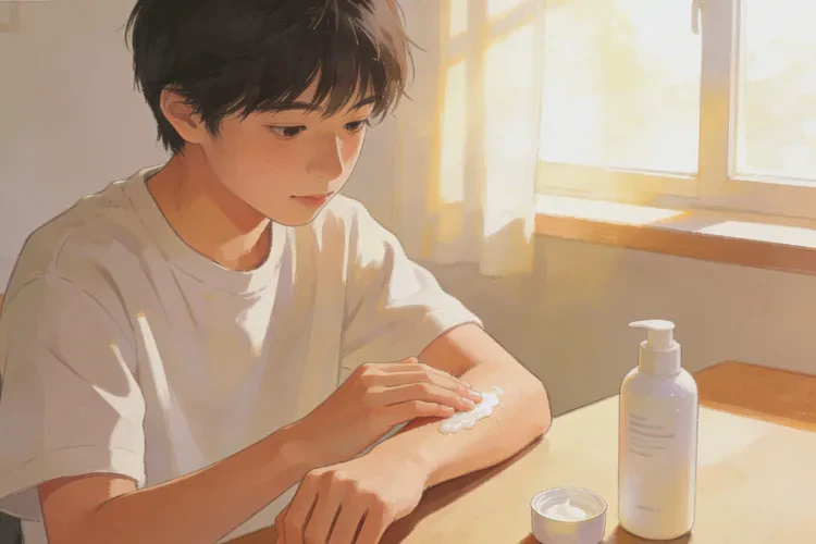 青少年身上偶尔长湿疹能治愈吗(图1)