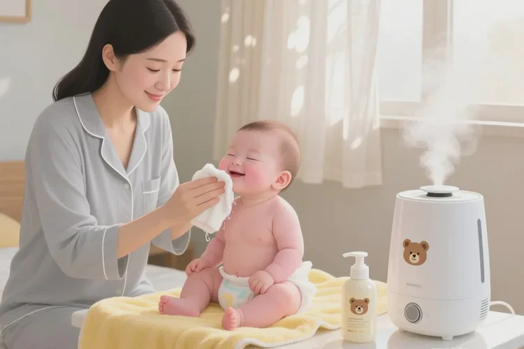 婴儿面部偶尔长湿疹能不能治愈(图1)