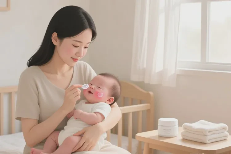 新生儿全身长湿疹能治愈吗(图1)