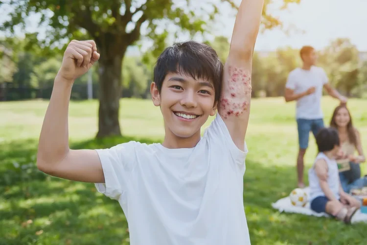 青少年手臂上经常长湿疹能治愈吗(图4)