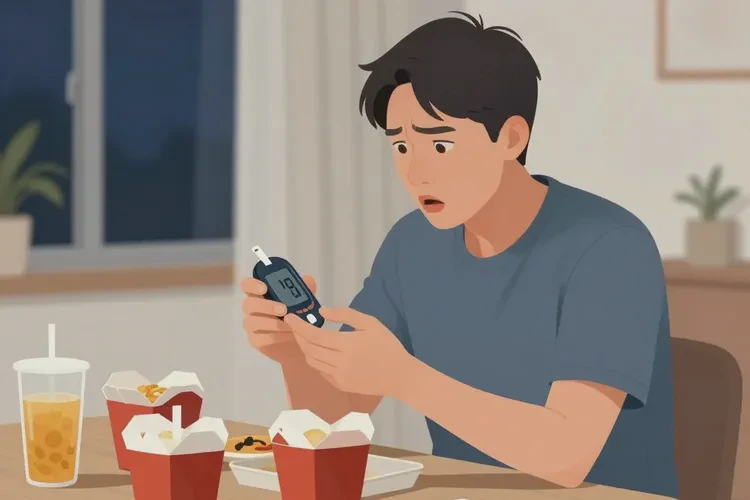 29岁晚餐血糖30.5是怎么回事(图1)