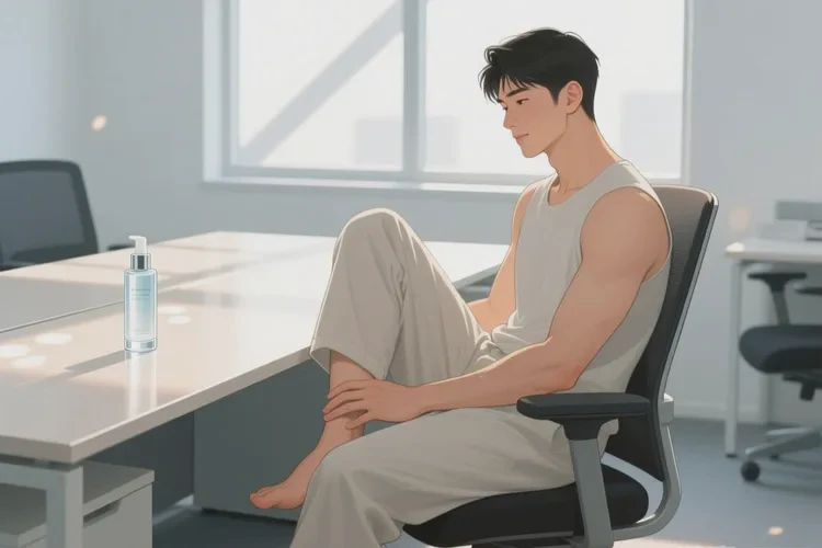 男性小腿上偶尔起湿疹能治愈吗(图1)