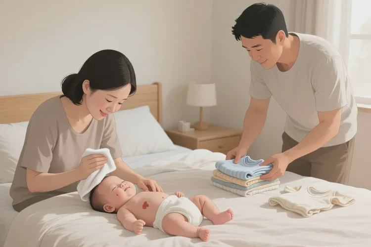 新生儿脸上有湿疹能治愈吗(图4)