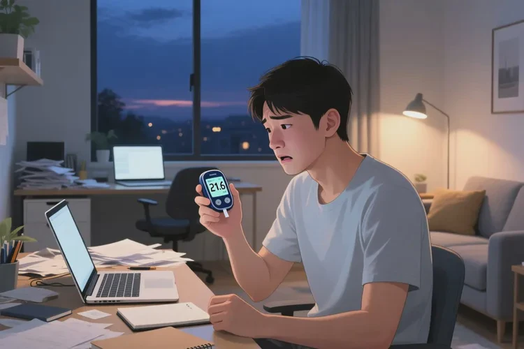 29岁空腹血糖21.6是怎么回事(图1)