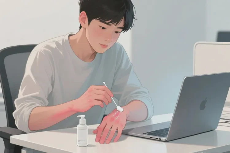 青年人手上经常起湿疹能治愈吗(图1)