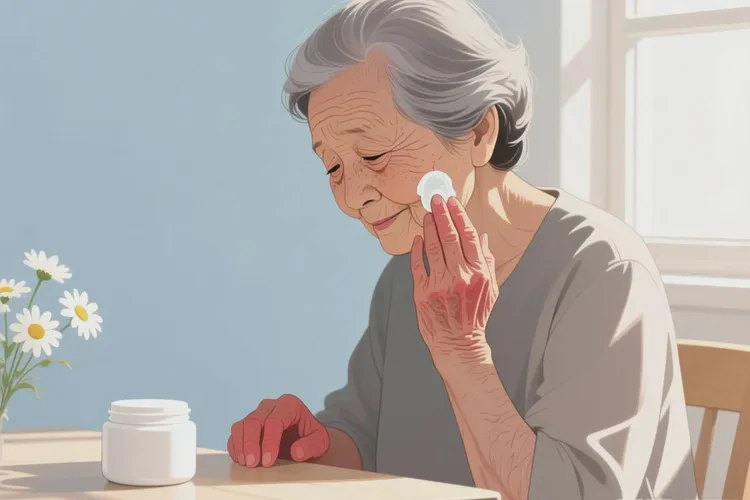 高龄老人脸上出湿疹能治愈吗(图1)