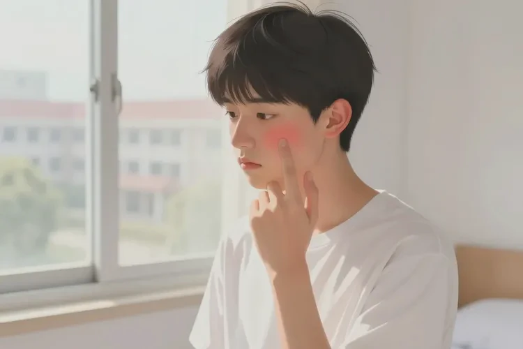 中学生脸上经常起湿疹能治愈吗(图1)