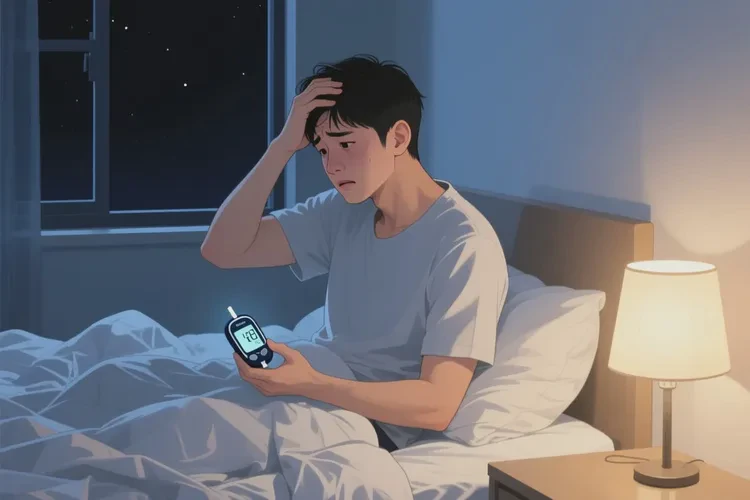 28岁晚上血糖3.4是怎么回事(图1)