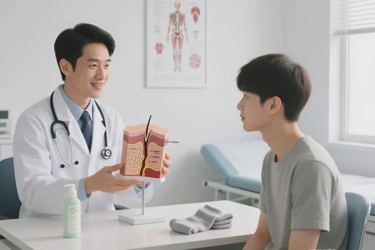 大学生脚上偶尔起湿疹能治愈吗(图3)