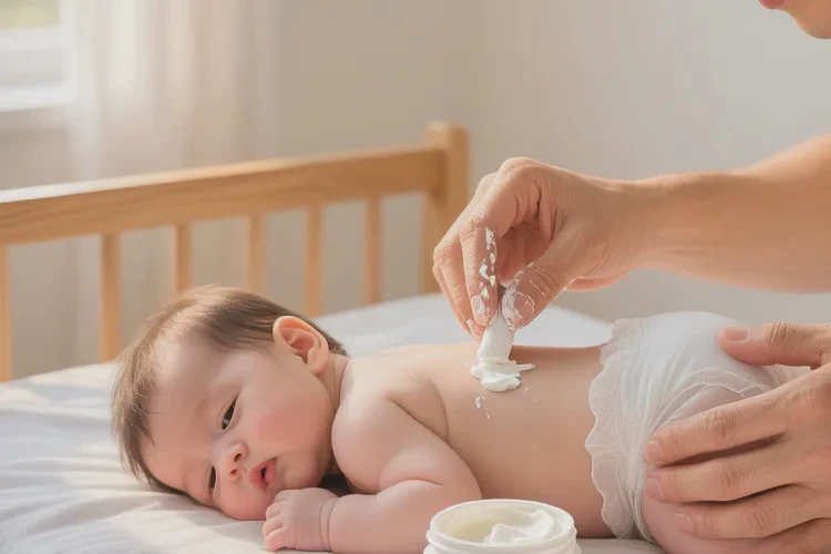 新生儿屁股上经常长湿疹能治愈吗(图1)