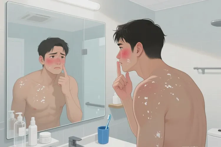 男人脸上出现湿疹能治愈吗(图1)