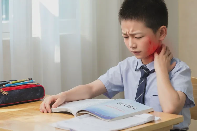 小学生脖子上经常长湿疹能治愈吗(图1)