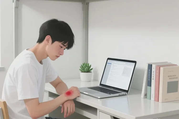 大学生手上起湿疹能治愈吗(图1)