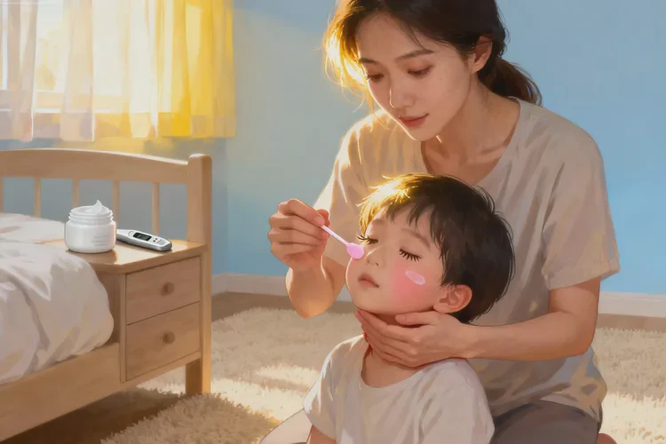 小学生脸上容易起湿疹能治愈吗(图2)