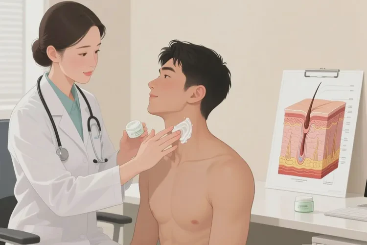 男性脖子上有湿疹能治愈吗(图4)