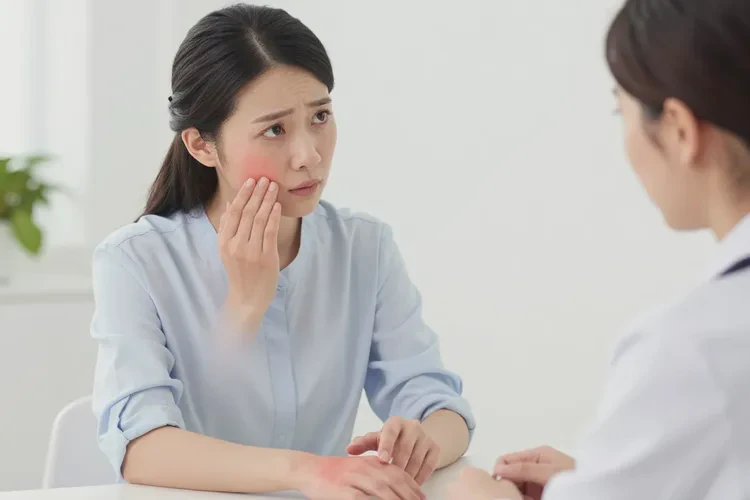 女性手上出现湿疹能治愈吗(图1)