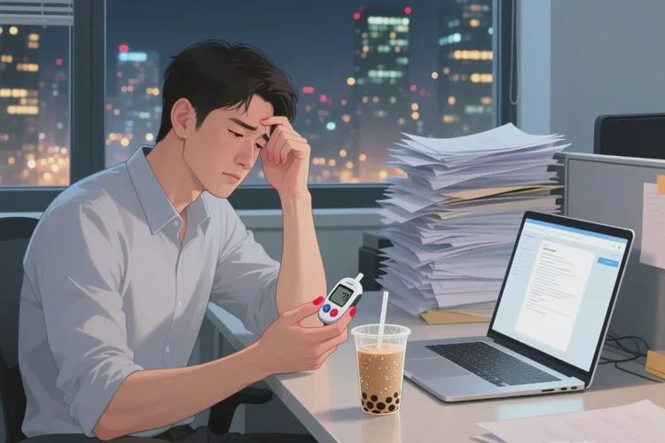 29岁早餐血糖17.5是怎么回事(图1)