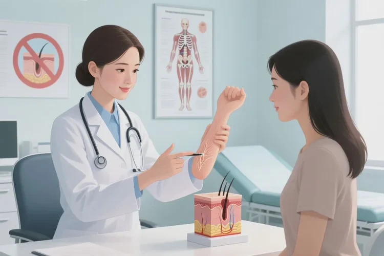 女人手臂上经常起湿疹能治愈吗(图2)