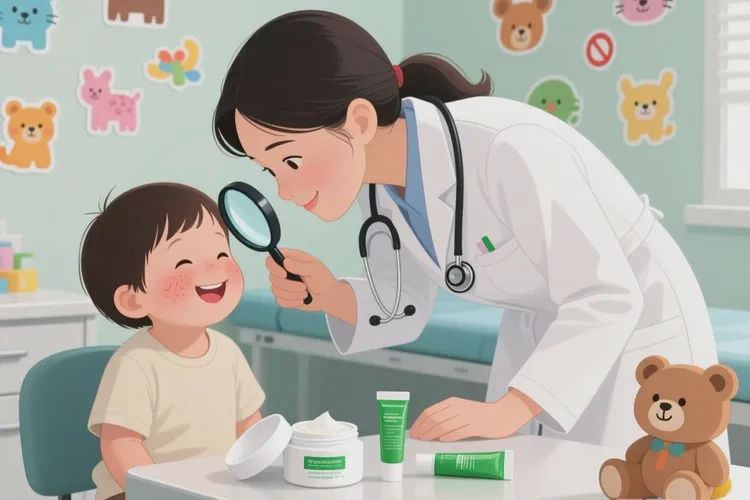 小孩脸上起湿疹能不能治愈(图2)