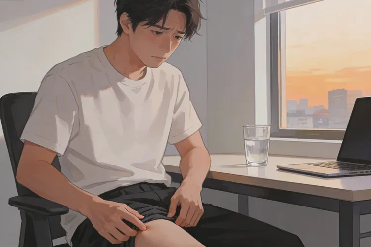 青年人大腿容易长湿疹能治愈吗(图1)