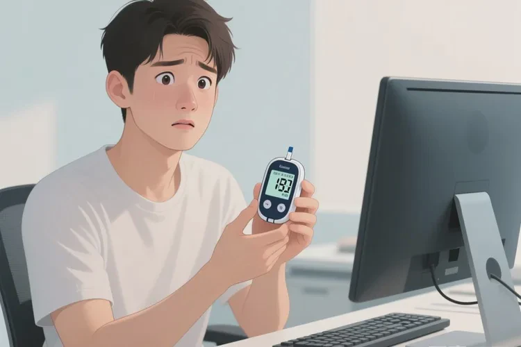 28岁中午血糖13点5是怎么回事(图1)