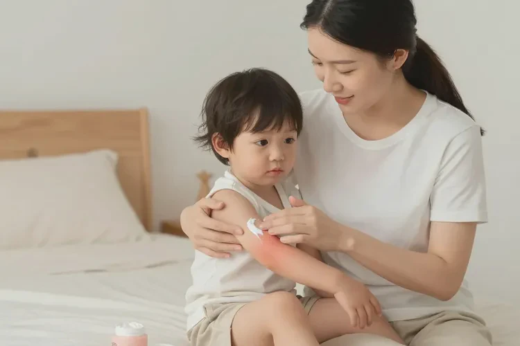 小儿全身容易长湿疹能治愈吗(图1)