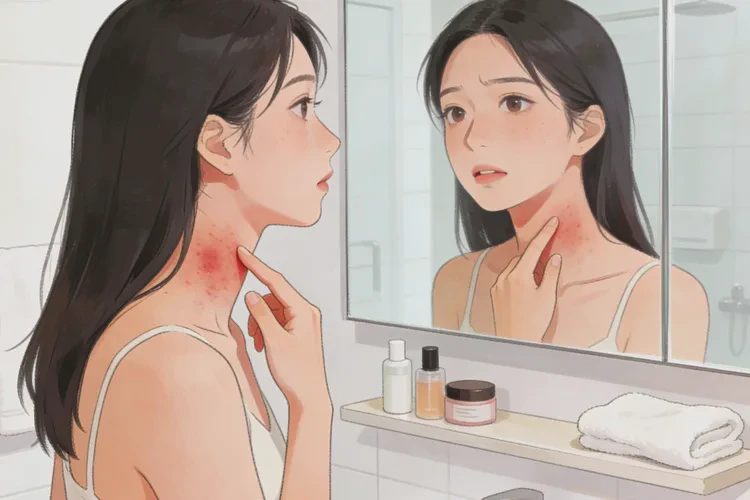 青年人脖子出现湿疹能治愈吗(图1)