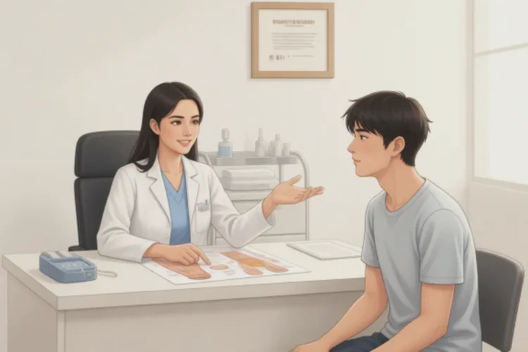 男生大腿出现湿疹能治愈吗(图2)