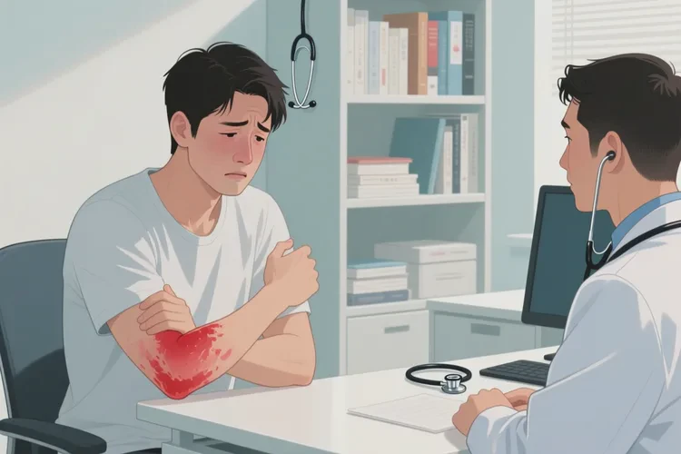 男人身上出湿疹能治愈吗(图1)