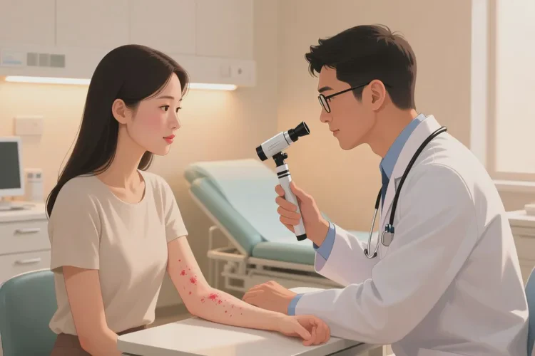 女性身上偶尔起湿疹能治愈吗(图4)