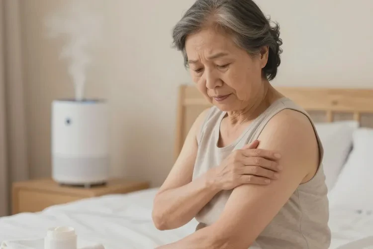 高龄老人身上容易起湿疹能治愈吗(图1)