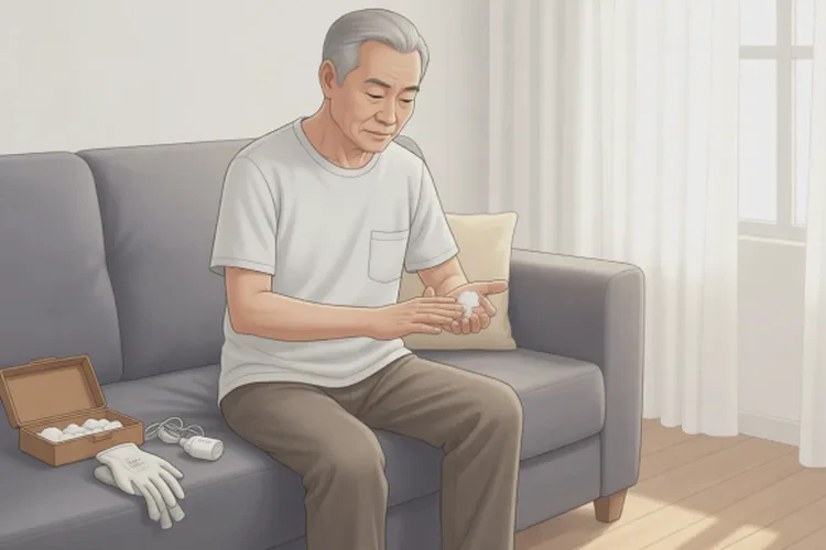 老年人手上容易长湿疹能治愈吗(图1)