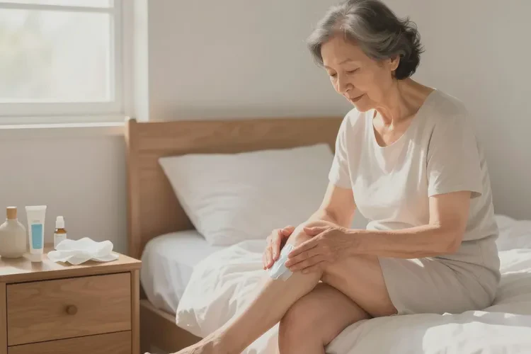 高龄老人小腿长湿疹能治愈吗(图1)