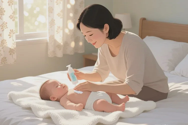 幼儿肚子上容易长湿疹能治愈吗(图1)